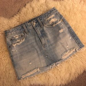 Abercrombie & Fitch Denim Mini Skirt